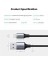 Mfi Lisanslı Usb-A & Lightning Örgülü Data ve Şarj Kablosu, 2 Metre, Siyah, 60158 2