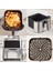 9l Smart Renkli Ekranlı Geniş Hazneli 10 Farklı Pişirme Fonksiyonuna Sahip Inox Airfryer 5