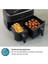 Çift Hazneli Airfryer 3000 Serisi 9l Geniş 2 Hazneli Airfryer %90 Daha Az Yağ 2