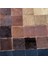 %100 Doğal Dana Derisi Kaymaz Taban Premium Patchwork Halı - Kahverengi Gold Siyah 2