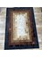 %100 Doğal Dana Derisi Kaymaz Taban Premium Patchwork Halı - Kahverengi Gold Siyah 4