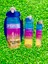 Sports Renkli Akrilik Spor 3lü Motivasyon Suluk Matara 3ADET 2000ML 900ML 350ML 1