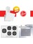 Savento Beyaz Ankastre Set (HOT3051WI/E + Eminçelik 22 386 S 5 Gözlü Yandan Wok + HDG6C1GWTK) 1