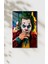 Joker Temalı Renkli Hd Metal Tablo Poster 2