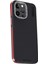 Iphone 15 Pro Max Kılıf Aramid 600D Kevlar Karbon Fiber Magsafe Kapak - Kırmızı Bstmy 1