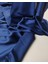 Lacivert Renkte Ince Saten (En 145 cm x Boy 300 Cm) 1