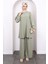 Çağla Bürümcük Tunik Pantolonlu Takım 1