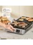 Inox Dijital Ekranlı Zamanlayıcılı Yanmaz Yapışmaz Pro Izgara ve Tost Makinesi 2000W 2