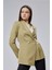 Haki Regular Fit Pile Detaylı Blazer Ceket 2