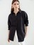 Lcw Modest Oversize %100 Keten Kadın Gömlek (S5) 3