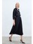 Kraşlı Kloş Etek - Antrasit 1