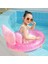 Deniz Kızı Kuyruklu Şişme Flatör | Sırt Destekli & Oturaklı Deniz Simidi | 3 + Yaş Baby Float 3