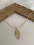 Xuping Jewelry 14 Ayar Altın Kaplama Zirkon Taşlı Yaprak Kolye 1