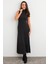 Kadın Antrasit Basic Midi Elbise EY3019 3