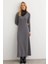 Kadın Antrasit Basic Maxi Elbise MTF30 1