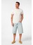 Victor Erkek Regular Fit Nakışlı Basic T-Shirt 4