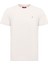 Victor Erkek Regular Fit Nakışlı Basic T-Shirt 5
