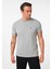 Victor Erkek Regular Fit Nakışlı Basic T-Shirt 3