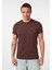 Victor Erkek Regular Fit Nakışlı Basic T-Shirt 1