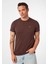 Victor Erkek Regular Fit Nakışlı Basic T-Shirt 5