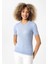 Hanna Kadın Slim Fit Triko T-Shirt 5