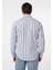 Jorge Erkek Regular Fit Çizgili Keten Görünümlü Gömlek 5