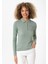Cinzia Slim Fit Uzun Kollu Polo Yaka Kadın T-Shirt 1