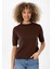 Felina Kadın Slim Fit Triko T-Shirt 1