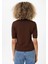 Felina Kadın Slim Fit Triko T-Shirt 4