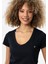 Christina Kadın Derin V Yaka Slim Fit T-Shirt 5