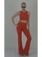 Kadın Pantolon Yanları Detaylı Crop Takım 5