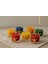 5 Adet Mum 15-19 saat yanar, Lavanta Aromalı Cam Kapta 3,5X5CM 2