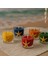 5 Adet Mum 15-19 saat yanar, Lavanta Aromalı Cam Kapta 3,5X5CM 4