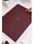 2025-2026 16 Aylık Akademik Masaüstü Planlayıcı Takvim 25X35 cm - Bordo 1