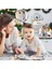 Elite Zilli Hışırtılı Bebek Kitabı 3D Montessori Yıkanabilir Bez Kitap Tavşan 1 Adet 5
