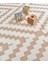Elite Safari Beige Çift Taraflı Katlanabilir Oyun Matı | Taşınabilir Bebek Oyun Halısı 200CMX180CMX1,5CM 1 Adet 3