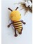 Elite Arı Vız Vızz- Harika Hayvanlar Serisi Doğal Amigurumi Oyuncak (22 Cm) 1 Adet 1