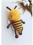 Elite Arı Vız Vızz- Harika Hayvanlar Serisi Doğal Amigurumi Oyuncak (22 Cm) 1 Adet 5