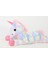Elite Peluş Uzanan Rengarenk Unicorn Oyun ve Uyku Arkadaşı Yastık 80 cm 1 Adet 1