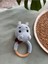 Elite Amigurumi Sevimli Hipopotam Çıngırak ve Diş Kaşıyıcı Organik Örgü Oyuncak 1 Adet 1