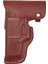 Glock 19 Uyumlu Kapalı Askeri Tip Kapaklı Kahverengi Silah Kılıfı 1