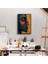 Çerçeveli Tablo Modern Soyut Sanat Profil Dekoratif 2