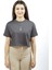 Aqua-Nihil | Gri Renk Baskılı Crop | Oversize 2