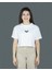 Nocturnis | Beyaz Renk Baskılı Crop | Oversize 2
