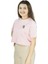 Manus Vita | Pembe Renk Baskılı Crop | Oversize 4