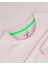 Loopnity | Pembe Renk Baskılı Kadın T-Shirt | Oversize 5