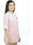 Skyperch | Pembe Renk Baskılı Kadın T-Shirt | Oversize 3