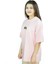 Sylvanea | Pembe Renk Baskılı Kadın T-Shirt | Oversize 4