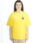 Luxfin | Sarı Renk Baskılı Kadın T-Shirt | Oversize 2