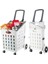 Sağlam Katlanır, 4 Tekerlekli, Market Alışveriş Arabası, Büyük Kapasiteli, 75 Litre Hacim, 1